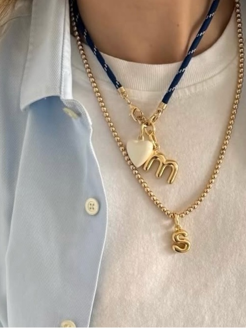 Roxanne Assoulin The Happy Cord Charm Necklace